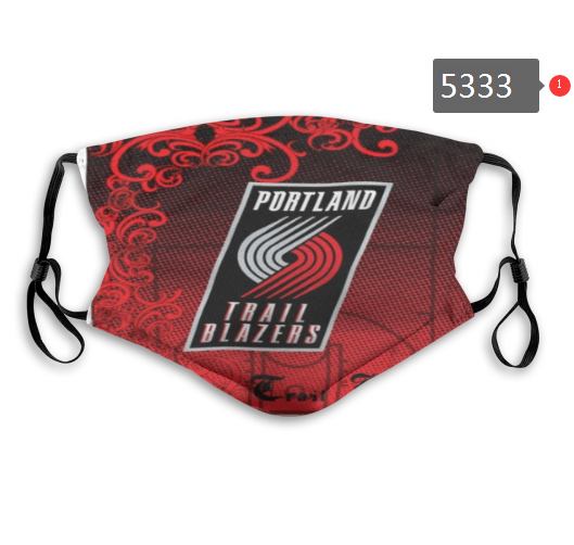 2020 NBA Portland Trail Blazers Dust mask with filter->nba dust mask->Sports Accessory